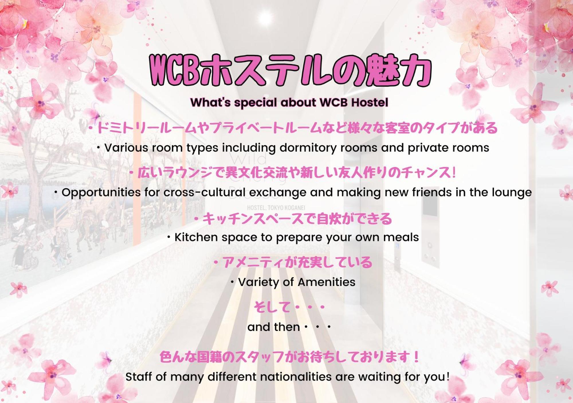 Wild Cherry Blossom-HOSTEL,TOKYO KOGANEI- Eksteriør billede
